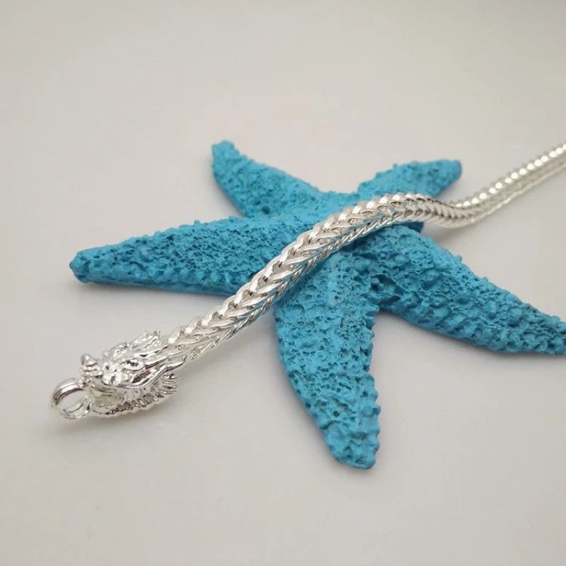 Dragon Design 925 Silver Bracelet