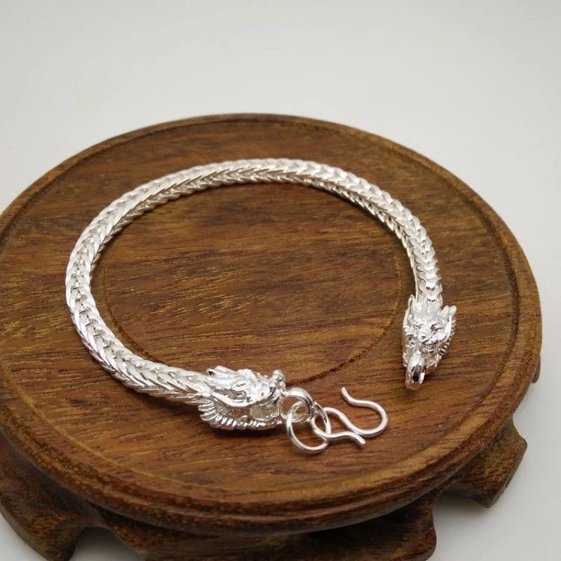 Dragon Design 925 Silver Bracelet