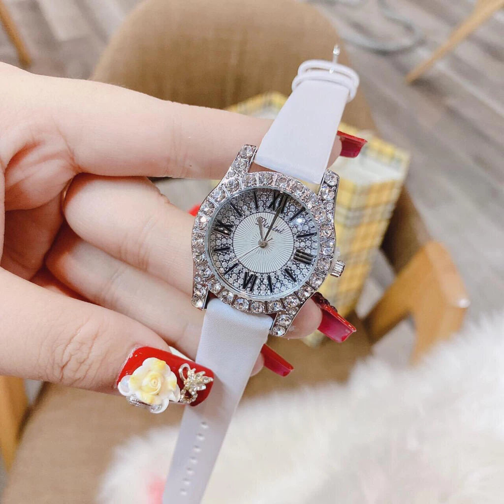 Dimini Luxury Women’s Watch with Soft Leather Strap