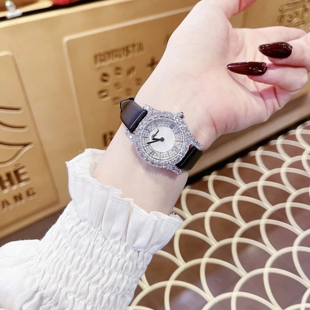 Dimini Luxury Women’s Watch with Soft Leather Strap