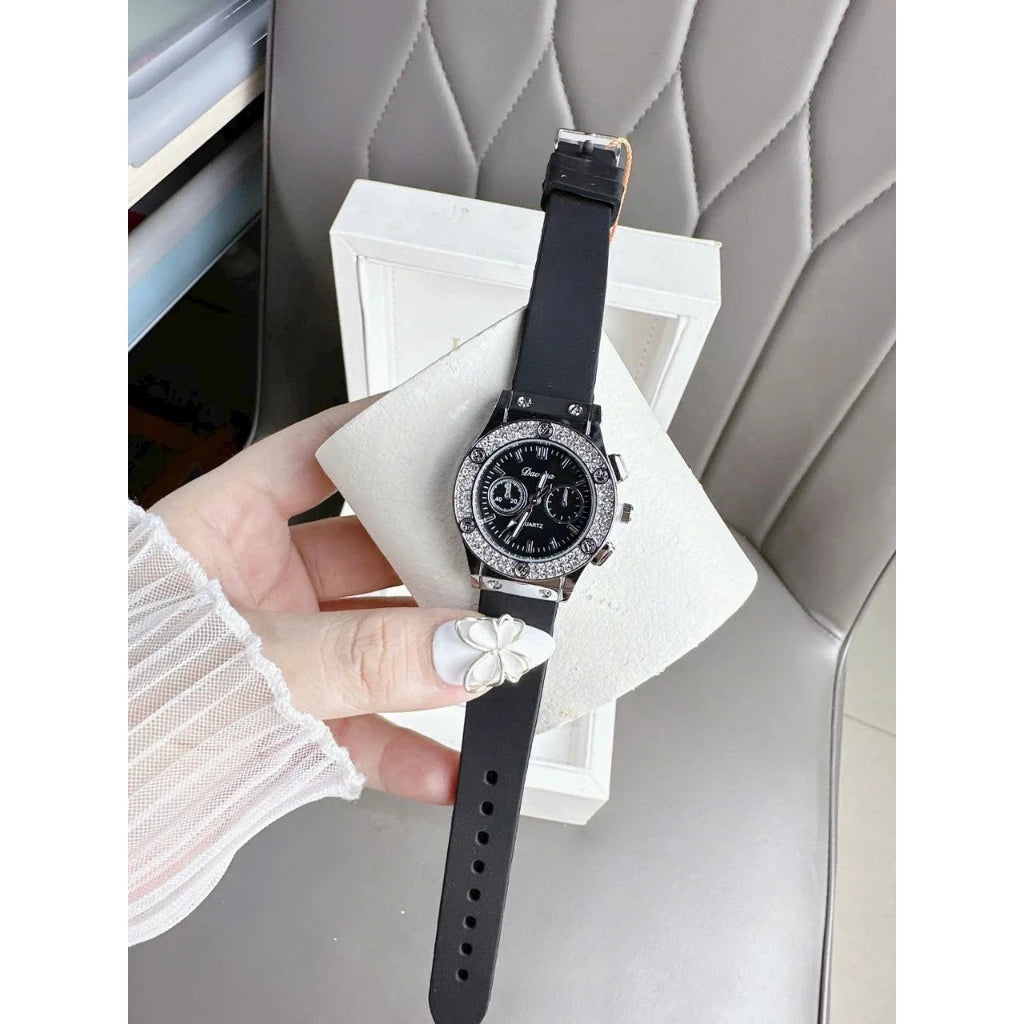 Davena Ladies’ Watch with Premium Soft Silicone Strap