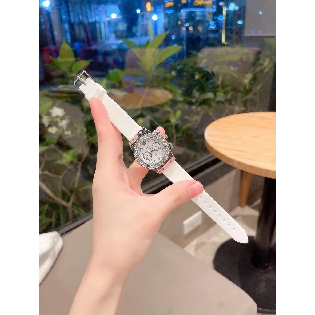 Davena Ladies’ Watch with Premium Soft Silicone Strap