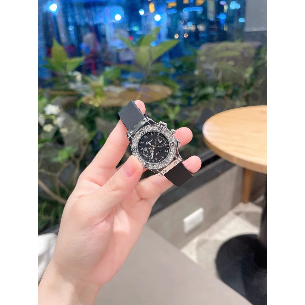 Davena Ladies’ Watch with Premium Soft Silicone Strap