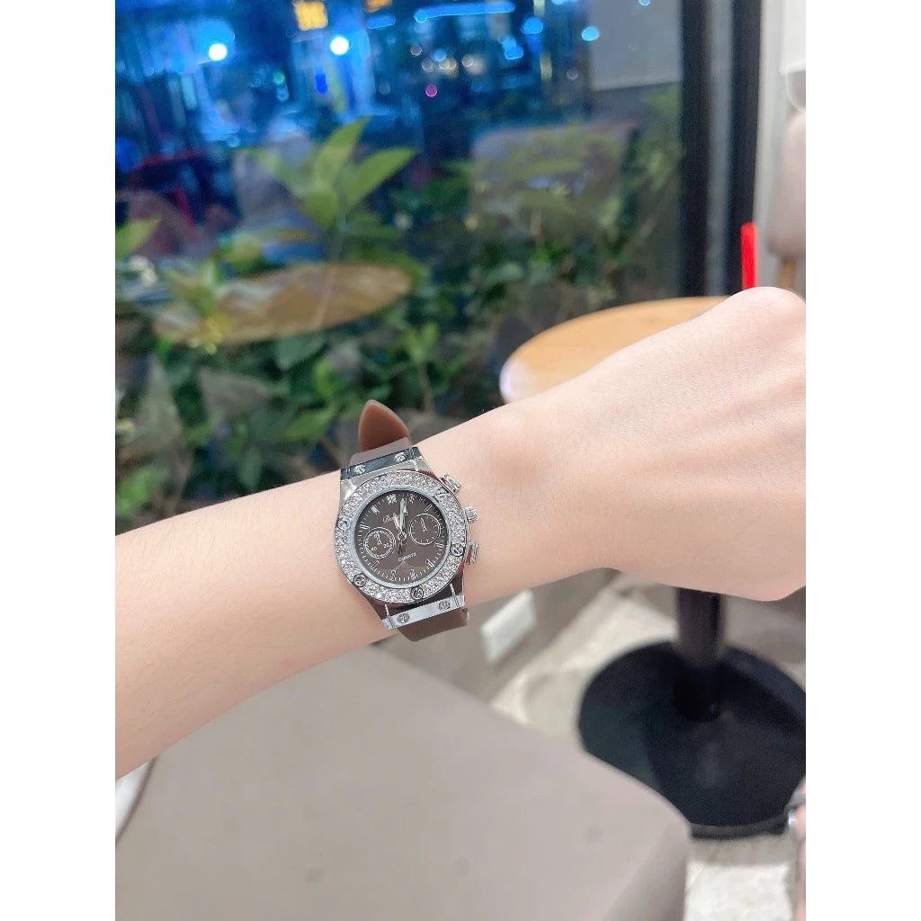 Davena Ladies’ Watch with Premium Soft Silicone Strap