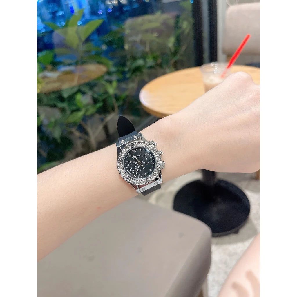 Davena Ladies’ Watch with Premium Soft Silicone Strap